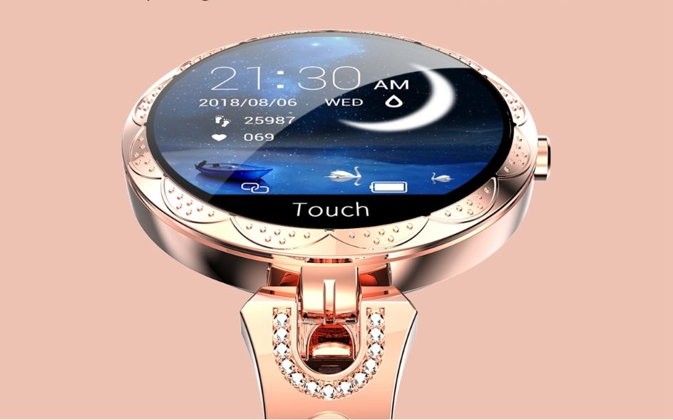 Fashion Women's Smart Watch Waterproof Wearable Device Heart Rate Monitor Sports Smartwatch for Women Ladies - Image 6