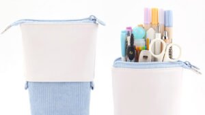 Multifunctional Creative Corduroy Retractable Pencil Case