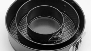 3PCS SET Non Stick Cake Tier Mold Baking Pan Tray Spring Form Round Bakeware