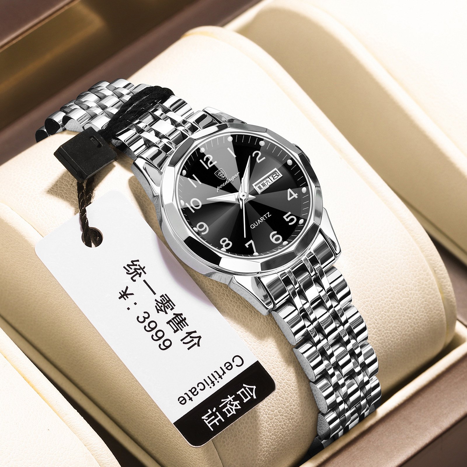 Women's Waterproof Double Calendar Watch - Image 9