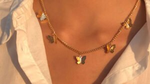 Women's Cute Fashion Butterfly Pendant Necklace