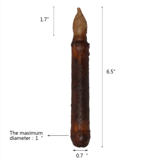 Creative Real Wax Emulational Decoration Layout Timing LED Pole Candle - Image 7