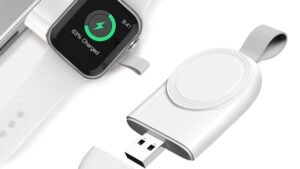 Portable Wireless Charger For Apple Watch Charging Dock Station Stand USB Charger