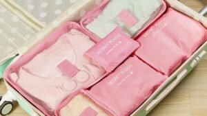 Durable Waterproof Nylon Packing Cube Travel Organizer Bag