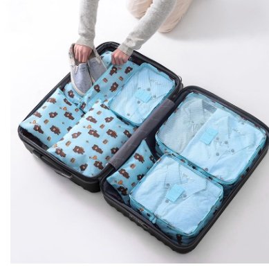 Durable Waterproof Nylon Packing Cube Travel Organizer Bag - Image 3