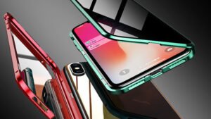 Phone Case Anti-peep Magnetic Protective Shell Magnetic Privacy Glass Case For Phone