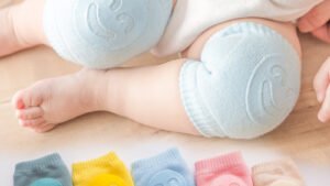 Summer Terry Baby Socks Knee Pads