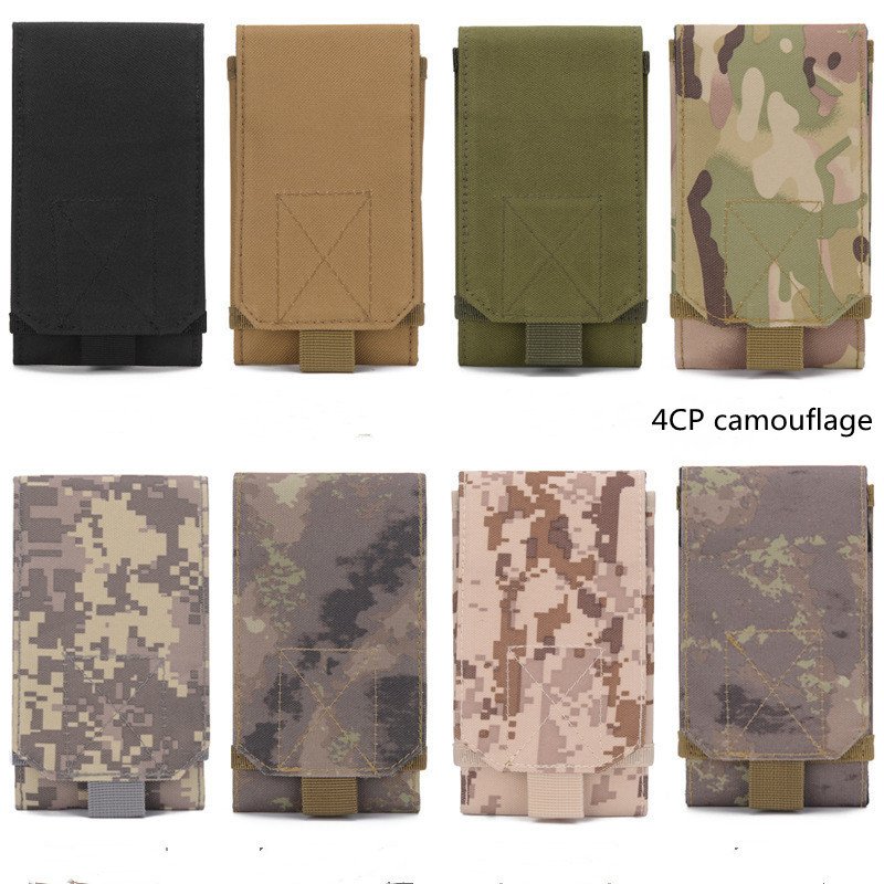 Molle Mobile Phone Bag Waist Bag Men's Sports Running Coin Purse Universal Multifunctional Vertical Belt Portable Wear Belt - Image 9