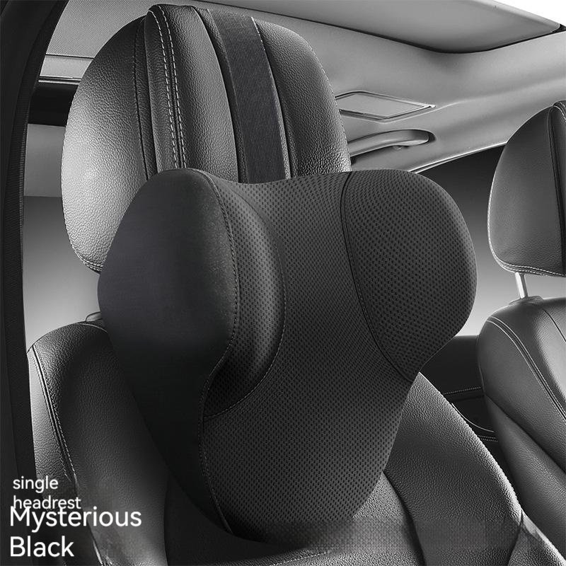 Memory Foam Three-dimensional Hydrophobic Lumbar Support Pillow Oil-proof Light Luxury Comfortable Breathable Car Automotive Headrest - Image 6