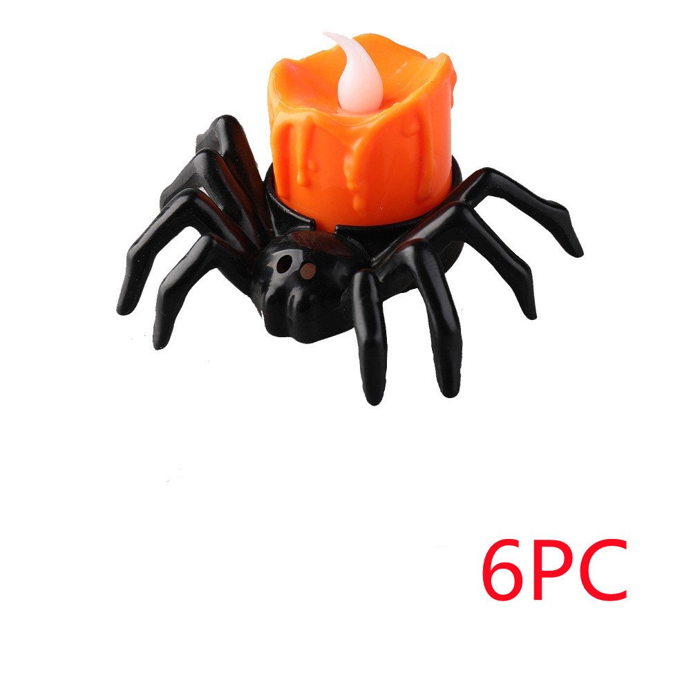 Halloween Festival Atmosphere Creative Halloween Spider Candlestick Ornaments - Image 9