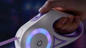 Dog Leash Retractable Leash And Dog Collar Spotlight Automatic Pet Dog Cat Traction Rope For Small Medium Dogs Pet Product