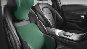 Memory Foam Three-dimensional Hydrophobic Lumbar Support Pillow Oil-proof Light Luxury Comfortable Breathable Car Automotive Headrest