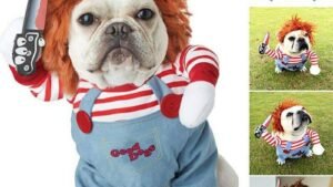 Halloween Pet Costume Pet Dog Funny Clothes Adjustable Dog Cosplay Costume Scary Costume Party Gatherings