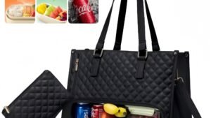 Convenient Commute New Lunch Bag Women's Insulated Lunch Box Women's Leak-proof Large Purse Diagonal Computer Storage