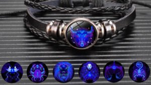 Zodiac Constellation Bracelet Braided Design Bracelet For Men Women Kids