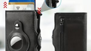 Men's Wallet Tracker Card Clamp Metal Card Holder