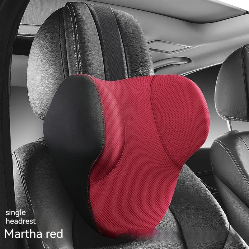 Memory Foam Three-dimensional Hydrophobic Lumbar Support Pillow Oil-proof Light Luxury Comfortable Breathable Car Automotive Headrest - Image 8