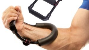 Grip Power Wrist Forearm Hand Grip Arm Trainer Adjustable Forearm Hand Wrist Exercises Force Trainer Power Strengthener Grip Fitness