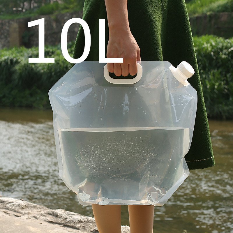 PVC Outdoor Camping Hiking Foldable Portable Water Bags Container - Image 3