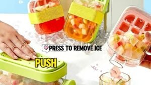 One-Click Molding Cooling Cup,Instant Ice Maker,Zero-Contact Design,Straw Included,Curling Mold,Portable & Stylish Chilled Drink