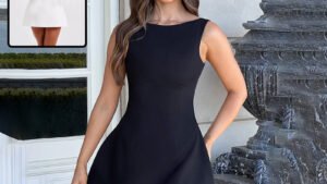 Sexy Slim-fitting Backless Dress Summer Sleeveless Short Dresses