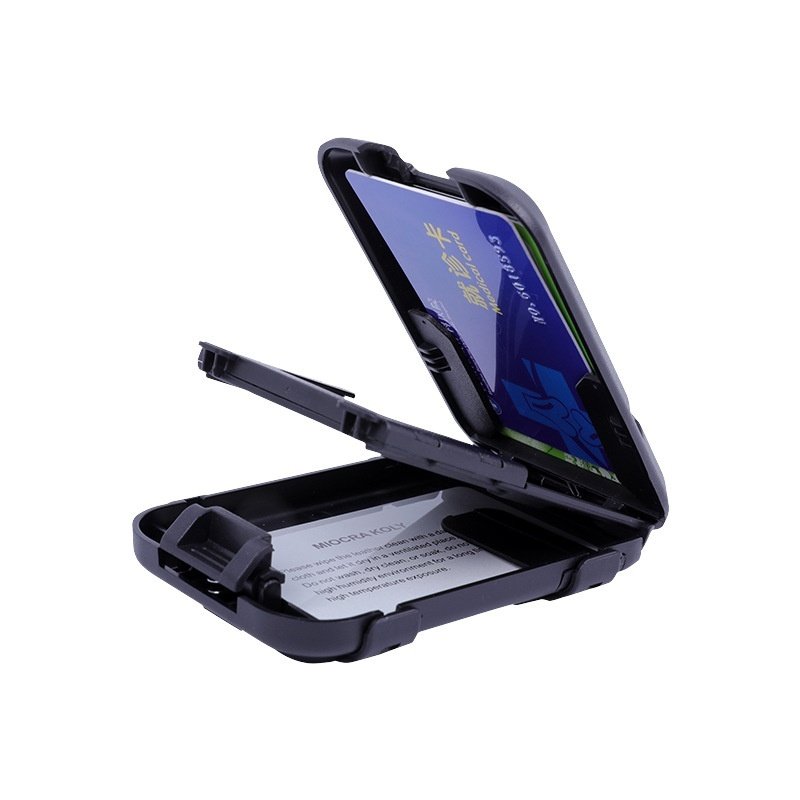 Aluminum Bank Card Package Fashion Wallet Bank Card Business Card Case Security Lock Money - Image 2