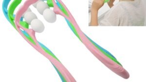 Plastic Pressure Point Therapy Neck Massageador Massagem Relieve Hand Roller Neck Massager For Neck Shoulder Trigger Point