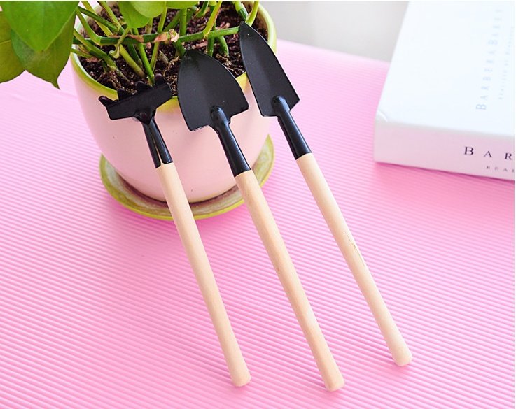 3 Pcs/set Mini Spade Shovel Harrow Flowerpot Tools - Image 5