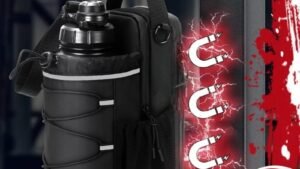 Fitness Magnetic Kettle Bag Crossbody Bag Magnetic Gym Bag For Men And Women Sling Bottle With Magnetic Attachment  Water Bottle Holder