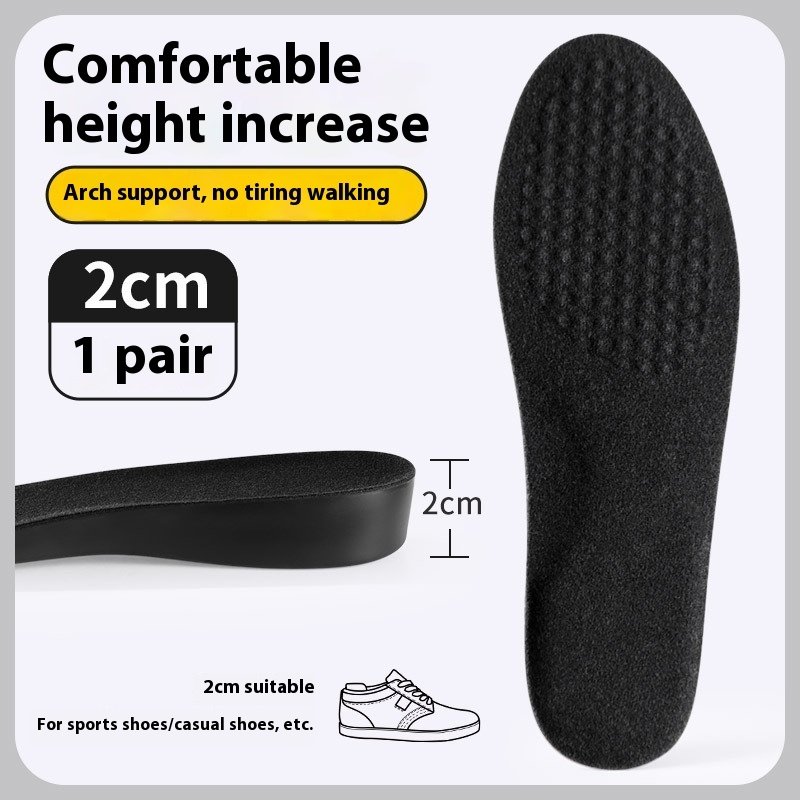 Male Invisible Shock-absorbing Inner Height Increasing Insole - Image 6