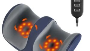 Foot Massager With Heat Foot Calf Thigh Arm Massager Machine With 3 Modes 3 Intensity Levels Gifts For Mom Dad Lover