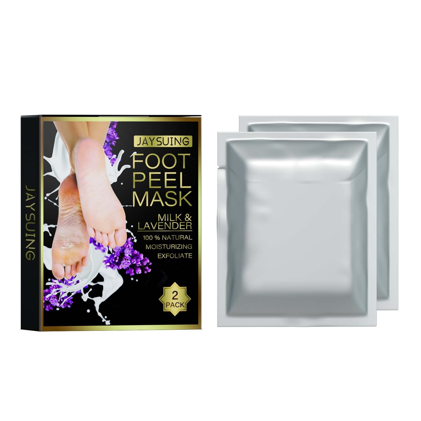 Lavender Exfoliating Foot Mask Exfoliating Foot Care Hydrating, Hydrating, Anti-chapping And Moisturizing Skin - Image 3