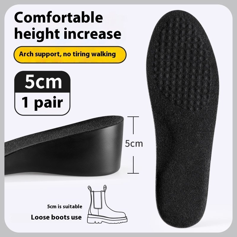 Male Invisible Shock-absorbing Inner Height Increasing Insole - Image 8