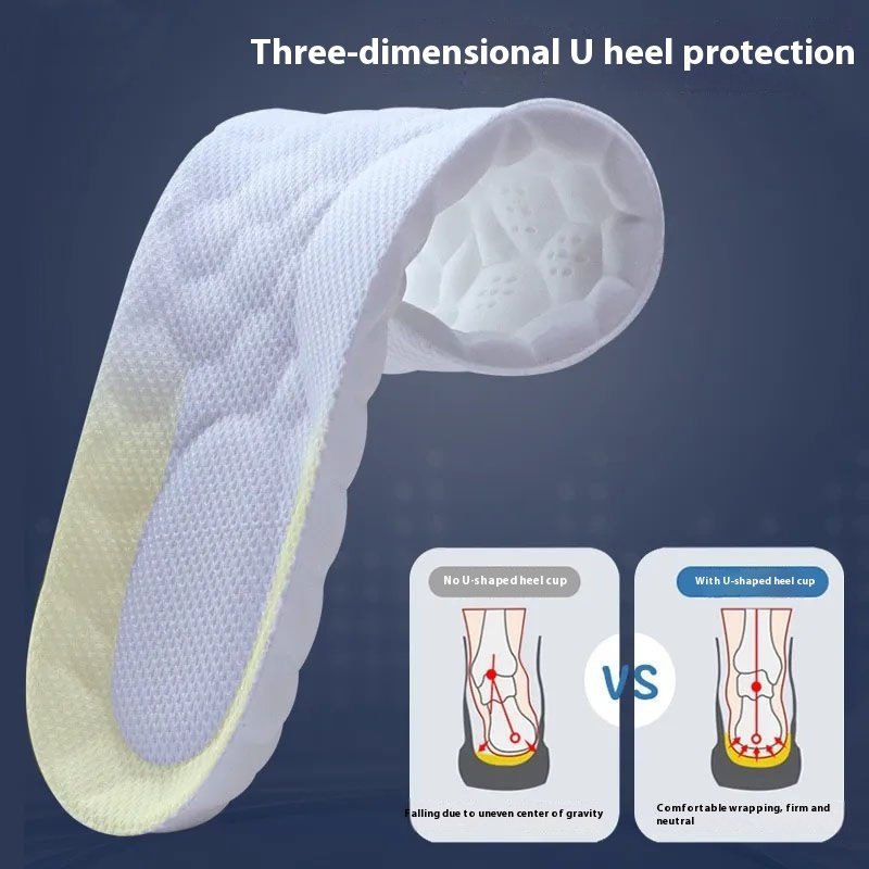 Anti Odor Sweat Absorbing Breathable High Elasticity Insole