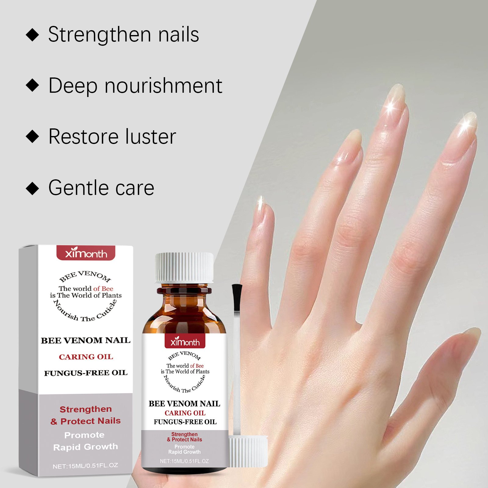 Nail Care Essence, Toe Nails Cleansing, Nourishing, Nourishing And Repairing Manicure Care - Image 5