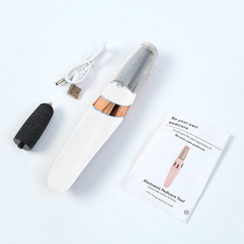 Callus And Dead Skin Remover Foot Scrubber Mini Rechargeable Electric Foot File - Image 6