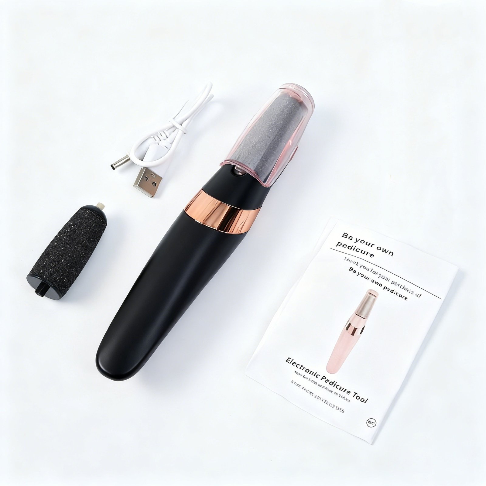 Callus And Dead Skin Remover Foot Scrubber Mini Rechargeable Electric Foot File - Image 4