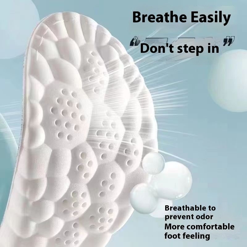 Anti Odor Sweat Absorbing Breathable High Elasticity Insole - Image 2
