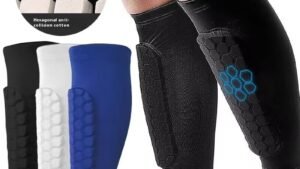 Honeycomb Shank Protection Foot Sock Men's Anti-collision Non-slip