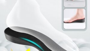 Male Invisible Shock-absorbing Inner Height Increasing Insole