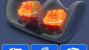 Foot Massager With Heat Foot Calf Thigh Arm Massager Machine With 3 Modes 3 Intensity Levels Gifts For Mom Dad Lover