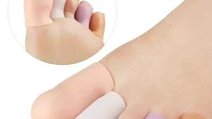 2PCS Silicone Gel Tube Bandage Finger & Toe Protectors Foot Feet Pain Relief Guard for Feet Care Insoles Feet