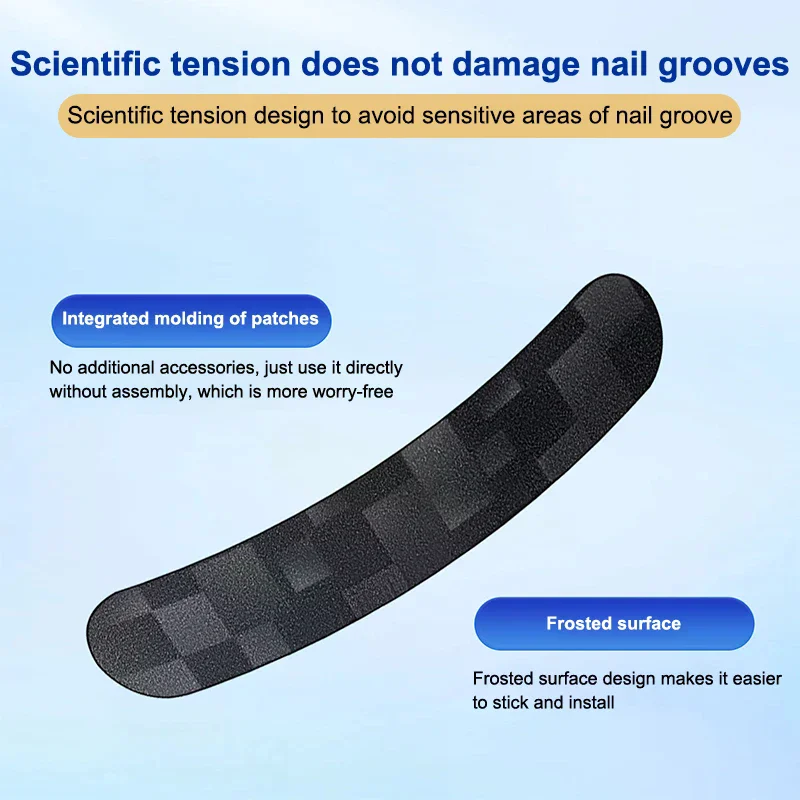 1/5Pcs Carbon Fiber Ingrown Toe Nail Ingrown Toenail Correction Tool Elastic Patch Sticker Straightening Clip Brace - Image 2