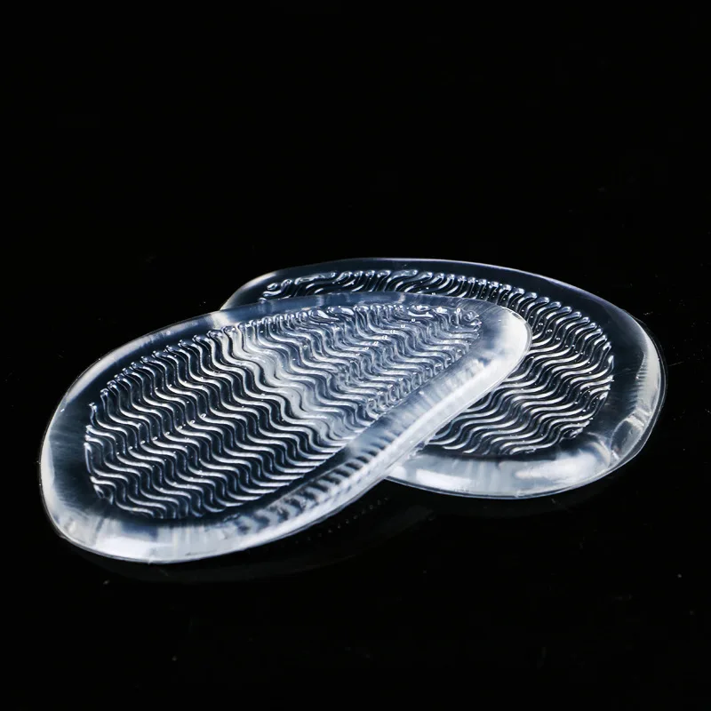 1Pair Insoles Ladies High Heel Shoe Insole Female Half Pad Reduces Friction Pain Silicone Forefoot Pad Anti-skid Foot Care Pads - Image 3