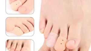 Foot Care Silicone Finger Toe Cap With Hole Wear Resistant Protector Cover Thumb Sleeve Corn Blisters Pain Relief Tube