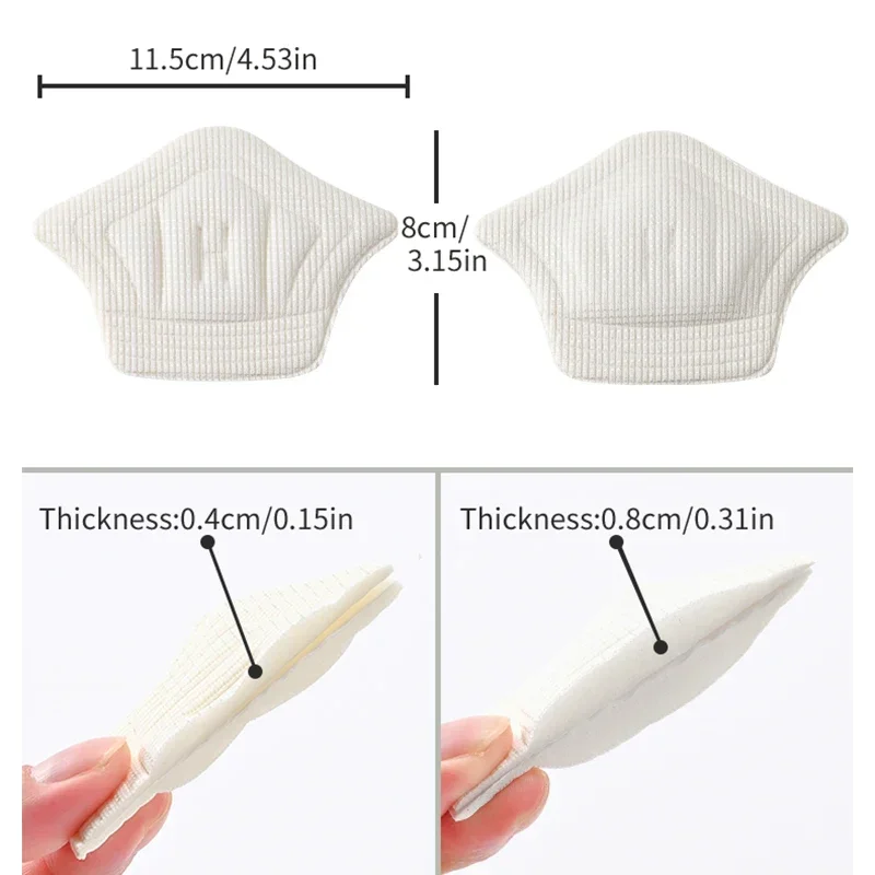 Insoles Patch Heel Pads for Sport Shoes Back Sticker Adjustable Size Antiwear Feet Pad Cushion Insert Insole - Image 3
