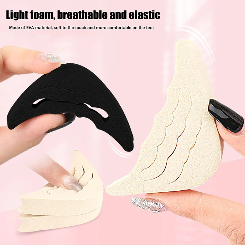 Memory Foam Toe Plug Soft Half Insoles Reusable Toe Sponge Filler Insert For Shoes Adjustable Too Big Foot Brace Pads Unisex - Image 4