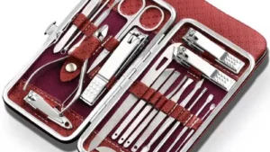 19PCS Professional Pedicure Nail Scissors Tool Nail Clipper Set Stainless Steel Manicure Cutter Trimmer Ear Spoon Nail Clipper