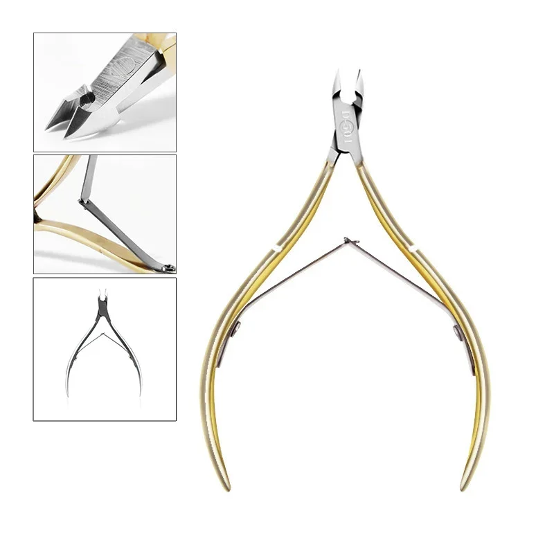 Professional Fingernail Toenail Cuticle Nipper Trimming Stainless Steel Cutter