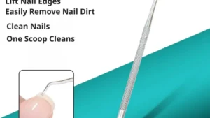 Stainless Steel Ingrown Toenail Corrector Tool Double Ended Nail Lifter Hook & File for Pedicure, Manicure & Paronychia Car W2N8